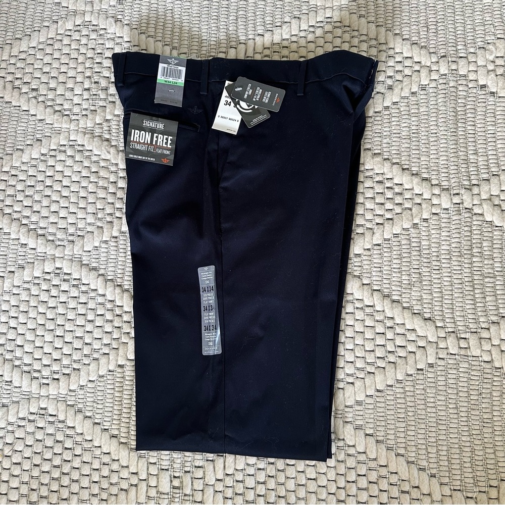 Dockers Iron Free Navy Blue Dress Pants
